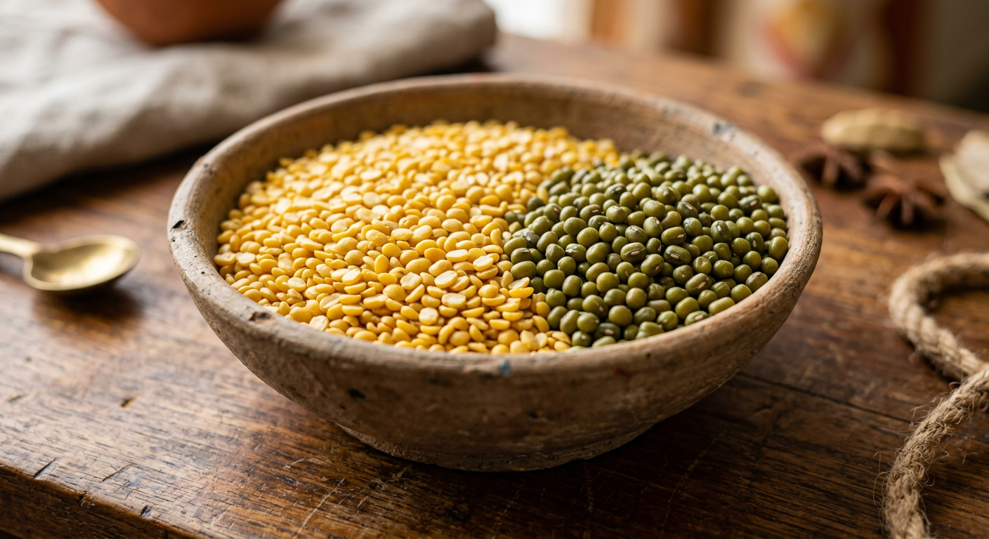 Moong Dal in a bowl