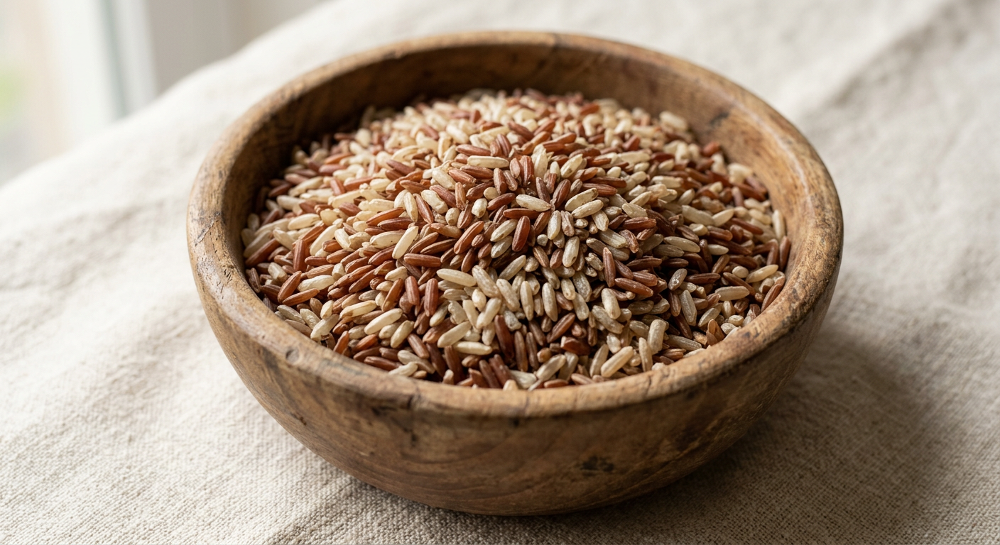 Red & Brown Rice grains