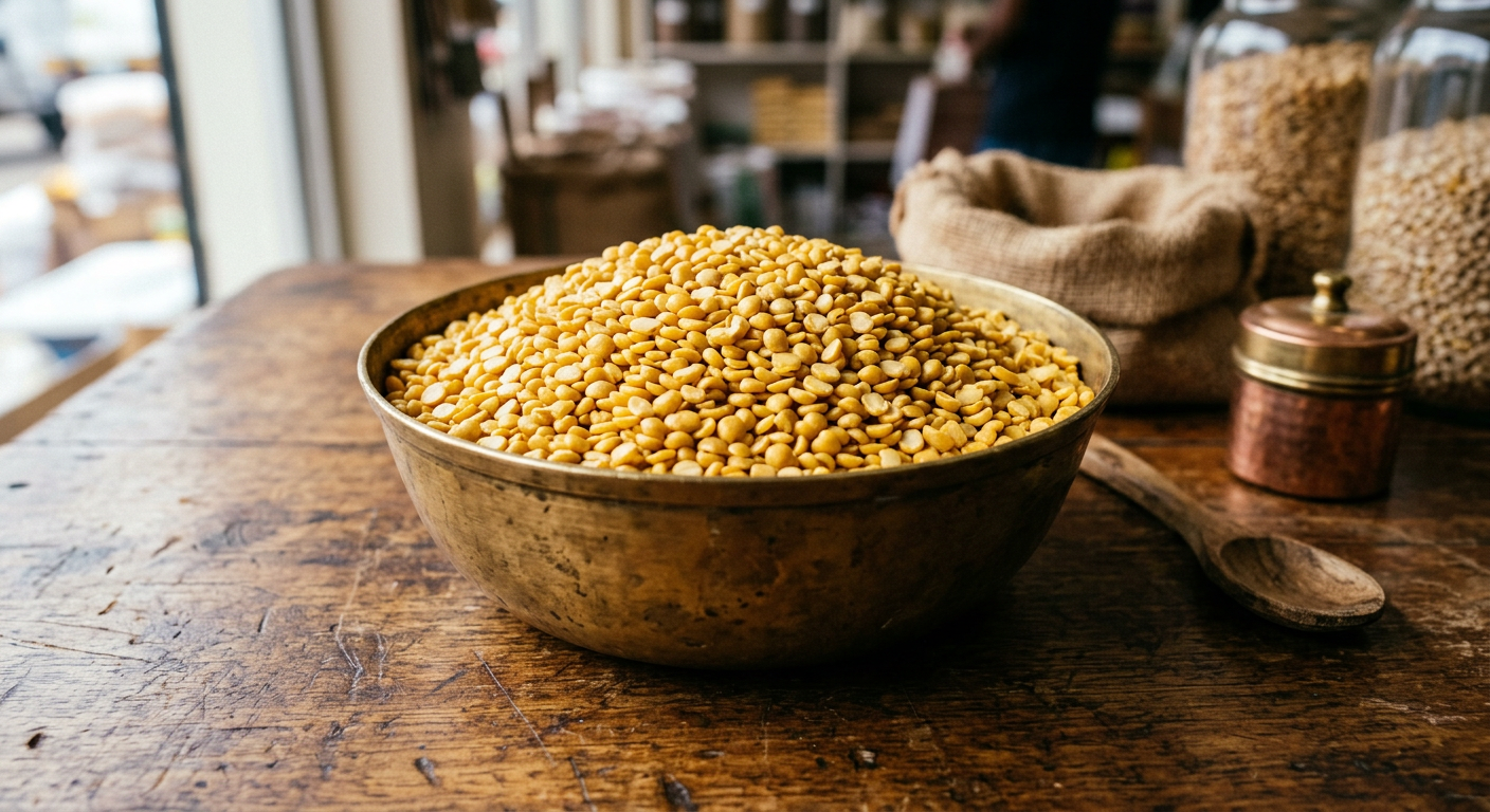 Toor Dal in a bowl